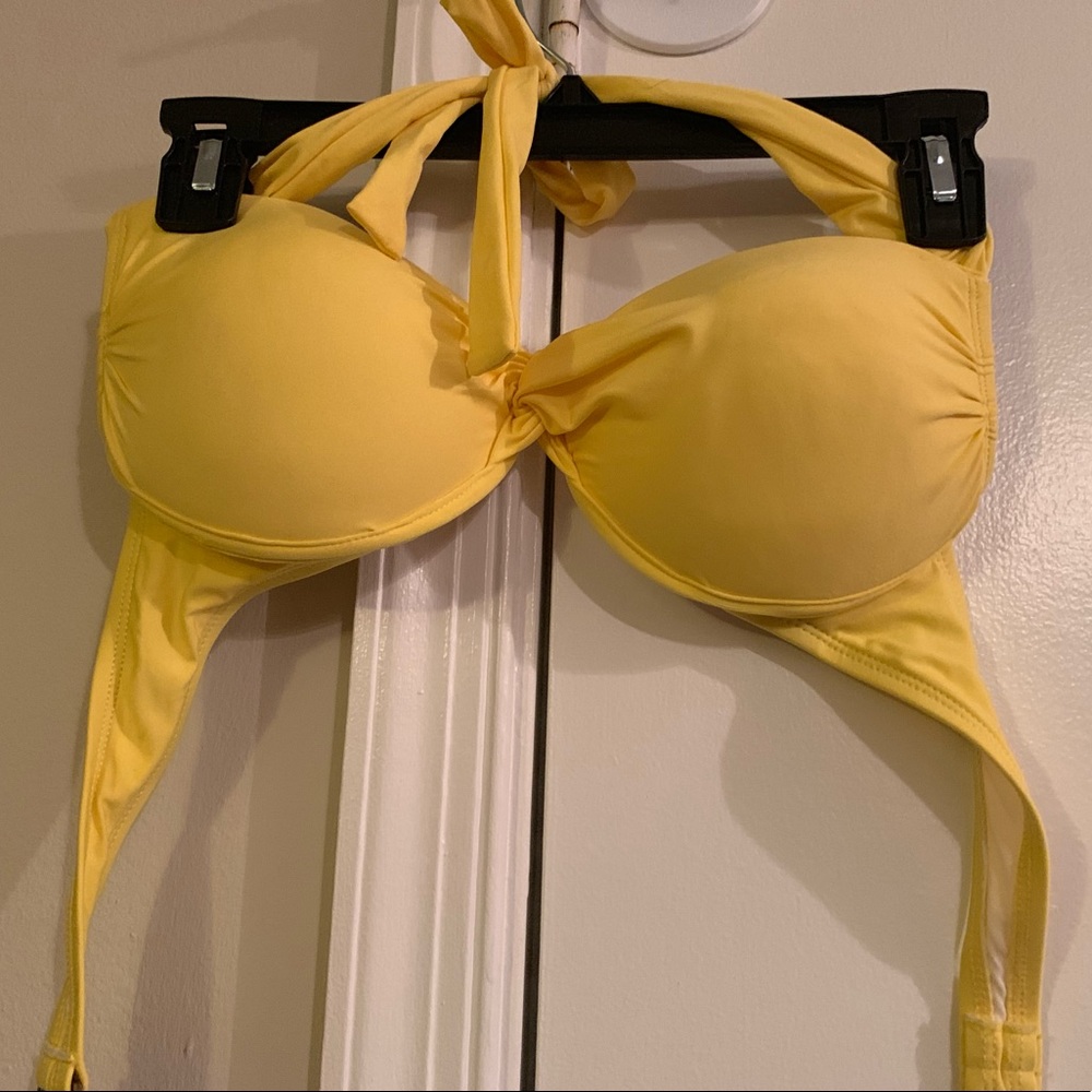 Bathing suit yellow 2 piece